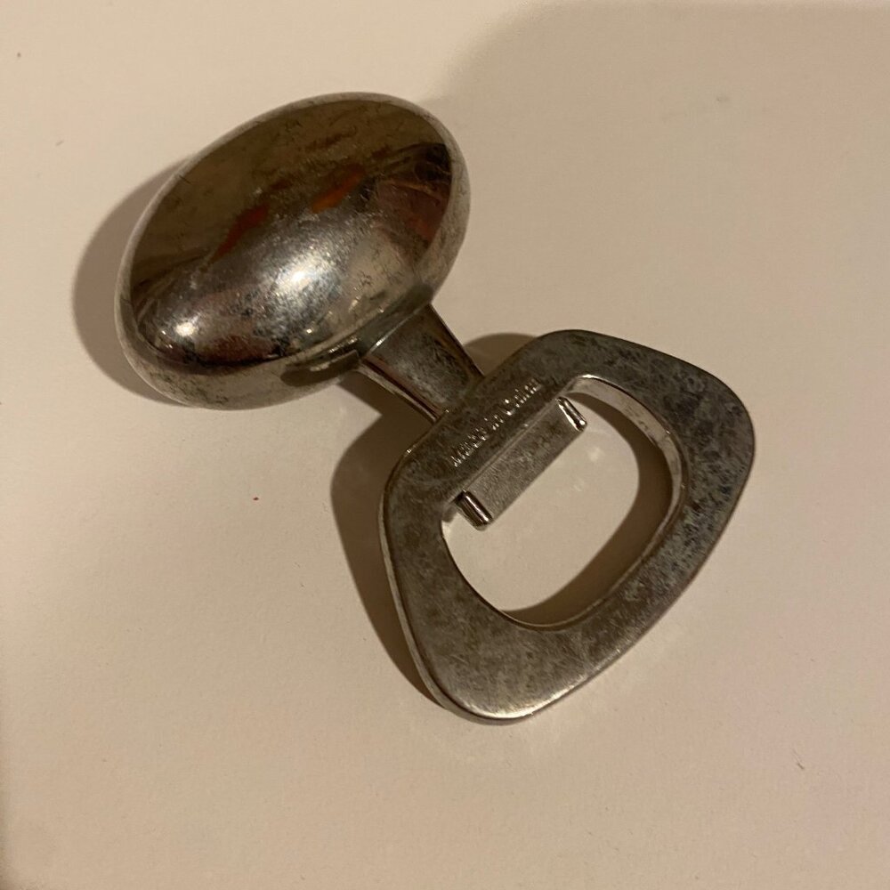 Disney Cruise Line Bottle Opener Silver Heavy Stainless‎ Steel 3” Collectible